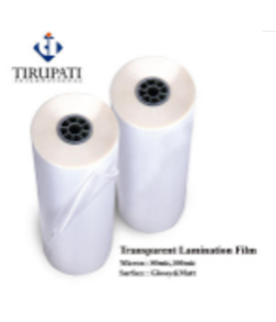 Transparent Glossy Lamination (80mic)